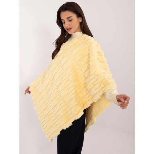 Wool Fashion Italia Poncho-AT-PN-2347.88-light yellow Cijene