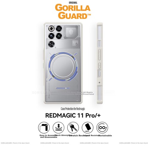  xingqiu maska za mobilni telefon redmagic 11 pro/+, siva Cene