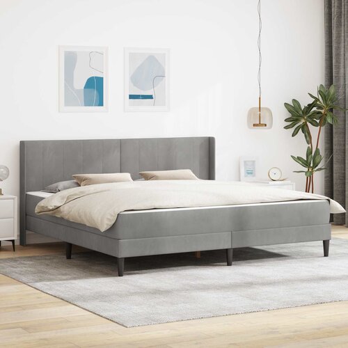  Okvir kreveta s madracem Svijetlo siva 180 x 200 cm Bar&scaron;un Cijene