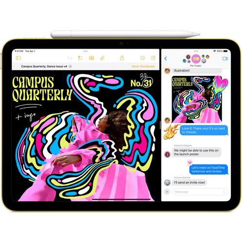 Apple iPad 11 (2025) WiFi + Cellular 128 GB srebrna 27.9 cm (11 palac) A16 Slike