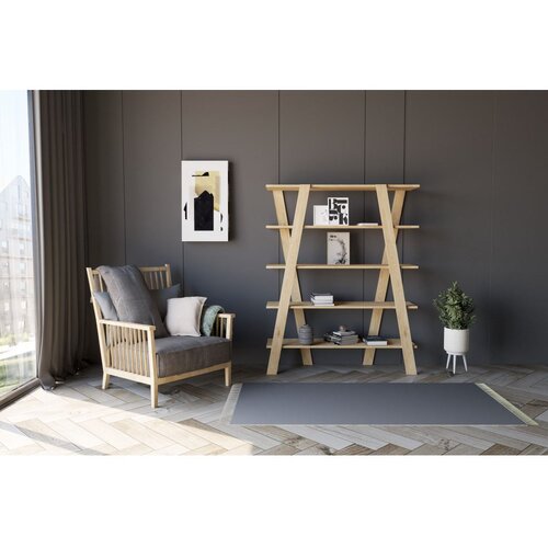  Conde - Sapphire Oak Sapphire Oak Bookshelf Cene
