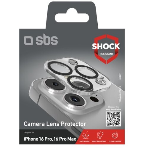 Sbs STEKLO ZA KAM IPHONE 16 PRO/16 PRO MAX, (21402260) Slike