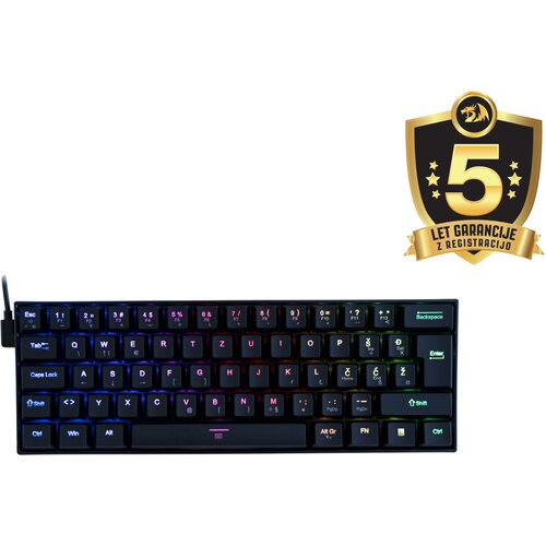Redragon K630 Dragonborn RGB mehanska tipkovnica s slovenskimi znaki Cene