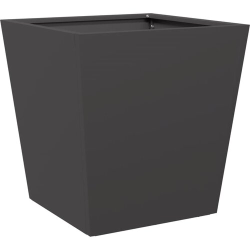  Vrtne sadilice 2 kom crne 40x40x40 cm čelične Slike