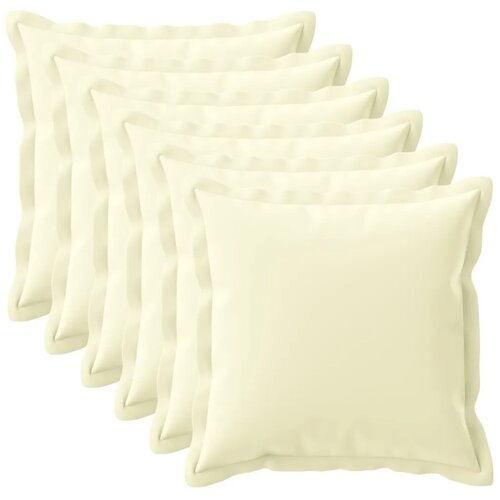  Presvlaka za jastuk 6 kom. HOUTEN Krem 70 x 70 cm Poliester - Krem 70 x 70 cm 6 Cijene