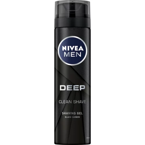 Nivea men Deep Clean gel za brijanje s aktivnim ugljenom 200 ml za muškarce
