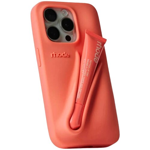  Maska za iPhone 16 Pro peach pit Rhode LIP CASE + LIP TINT Cene
