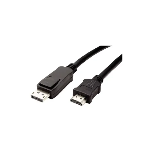 Value DisplayPort priključni kabel 4.50 m 11.99.5783 sa zaštitom crna [1x muški konektor displayport - 1x muški konektor