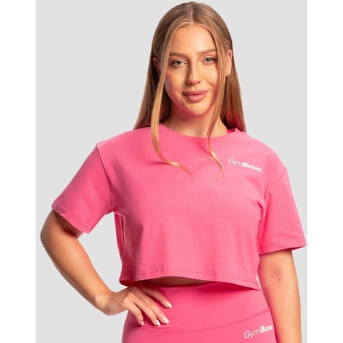 GymBeam Women‘s Limitless Cropped T-Shirt Dragonfruit Cene