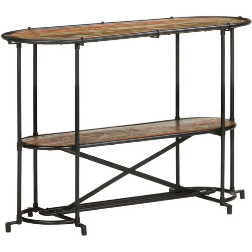 Maison Chic konzolna miza - miza ob steni 110x42x76 cm trden predelan les, (21785925) Slike