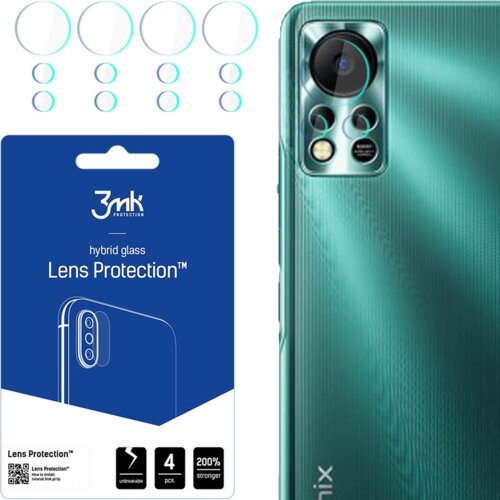 3mk ZA&amp;Scaron;ČITA ZA LEČE INFINIX HOT 11S NFC KALJENO STEKLO ZA TELEFON, (21966431) Slike