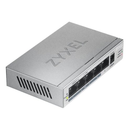 Zyxel GS1005-HP, 5-portni Gigabit PoE+ (60 W), nenadzorovan namizni switch (omrežni preklopnik) Cene