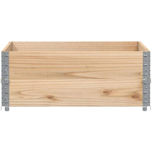 vidaXL Paletni okvirji 2 kosa 100x100 cm trdna borovina Cene