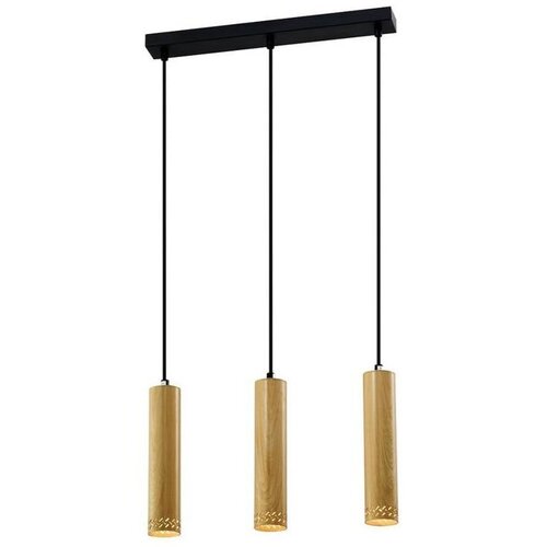 Candellux Lighting Viseča svetilka s kovinskim senčnikom v črni in zlati barvi 6x46 cm Tubo - Candellux Lighting Slike