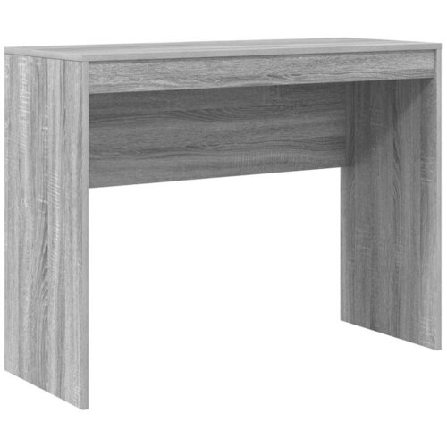 vidaXL Računalni&scaron;ka miza Siva sonoma MDF 100 x 40 x 76 cm Preprosta Cene