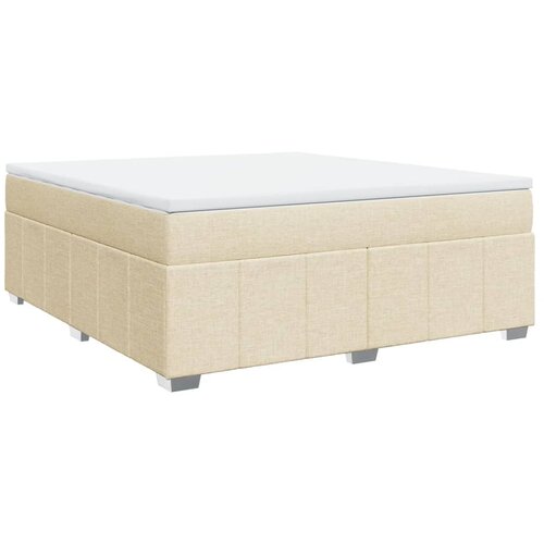 Maison Chic Box spring postelja - Vzmetna postelja z vzmetnico krem 180x200 cm blago SL18008, (21885434) Cene