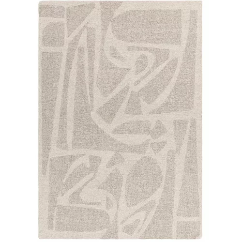 Asiatic Carpets Kremno bela ročno tkana volnena preproga 160x230 cm Loxley –