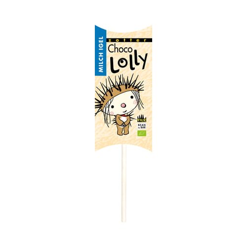 Zotter Schokoladen Bio Choco Lolly - mlečni ježek Slike