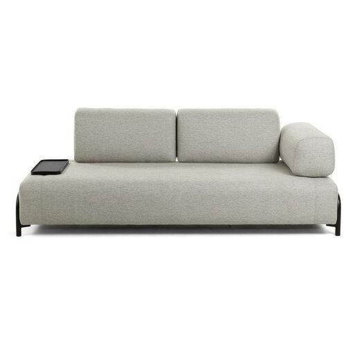 Kave Home bež-siva sofa s malim prostorom za odlaganje La Forma Compo Cijene