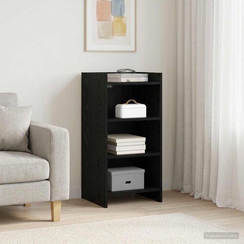  Kreveta Crni hrast 40 x 36 x 80 cm Konstruirano drvo Cene