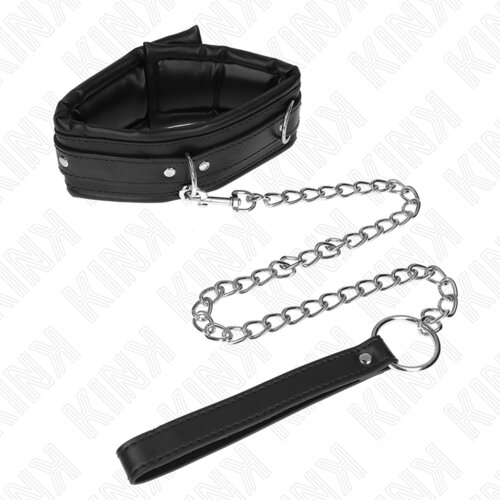 Kink Ovratnica S Povodcem Model 4 Black (65 Cm) Slike