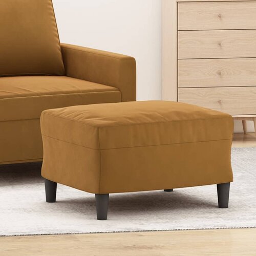 vidaXL Stolček za noge rjav 60x50x41 cm žamet Cene