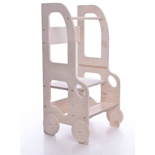 ToddlerInFamily MONTESSORI PRILAGODLJIVI STOLAC (VIE BOJA)-Natur Slike