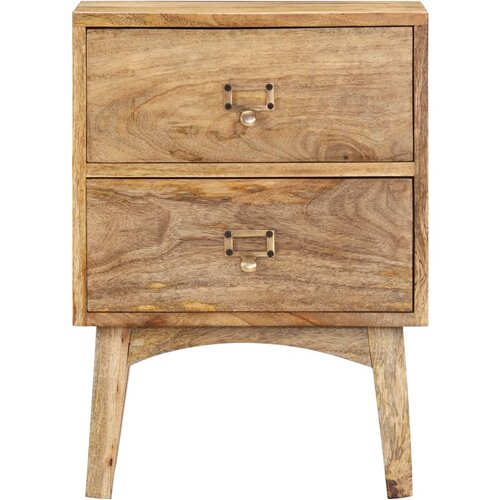 Maison Chic Nočna omarica - Nočna miza 40x35x55 cm trden mangov les, (21690354) Cene