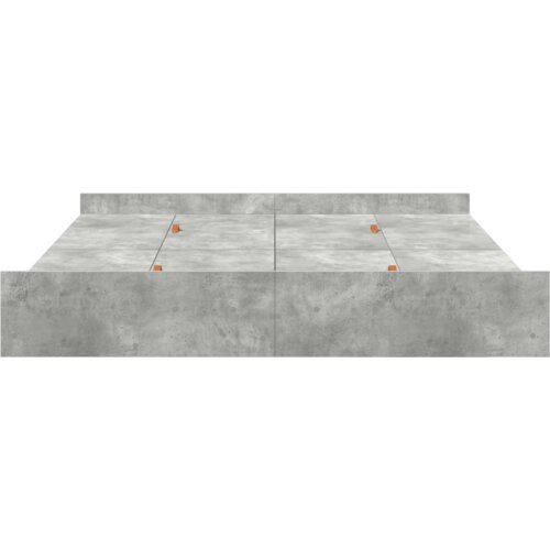  Krevetna konstrukcija za pohranu sivo Sonoma Beton siva Slike