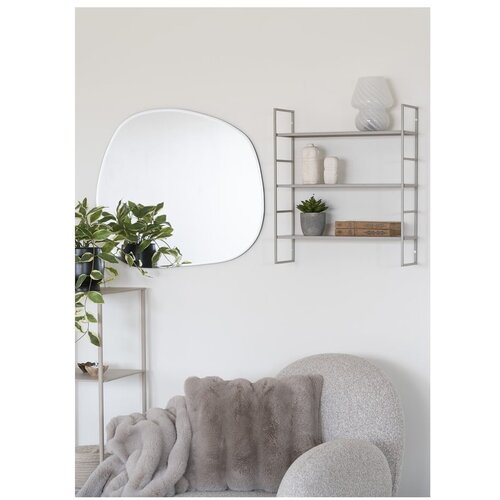 House Nordic Svetlo siva večnivojska kovinska polica 48 cm Beja &amp;ndash; Slike