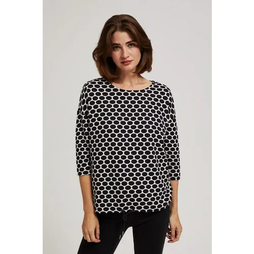 Moodo Blouse with geometric pattern