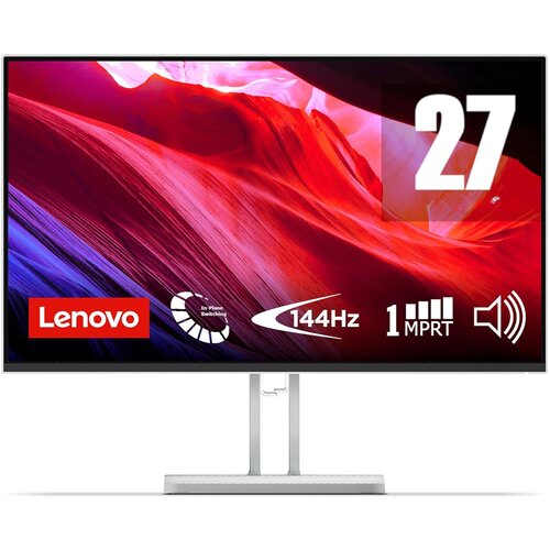 Lenovo monitor led L27-4C 27&amp;quot; ips 1920x1080 144Hz 1500:1 4ms 300cd speakers 2xHDMI vga tilt Slike