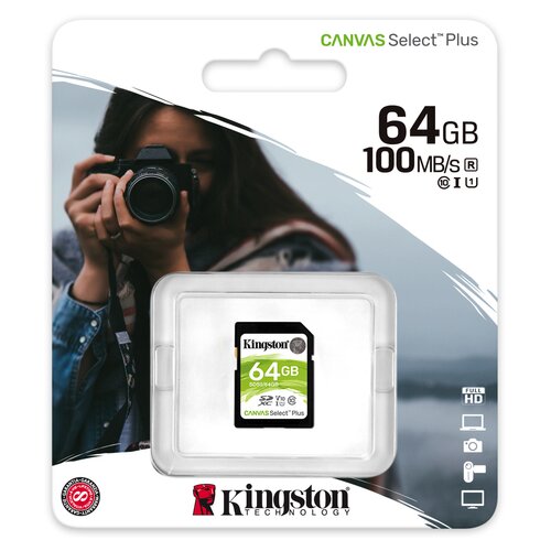 Kingston Memorije kartice SDS2/64GB/microSDXC/64GB/Class10 U1/100MB/s-85MB/s Slike