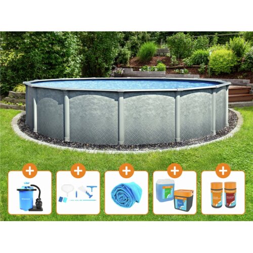 Steinbach Grande Pool Set Rund &Oslash; 549 x 135 cm - Komplettset Small - 1 set Cijene
