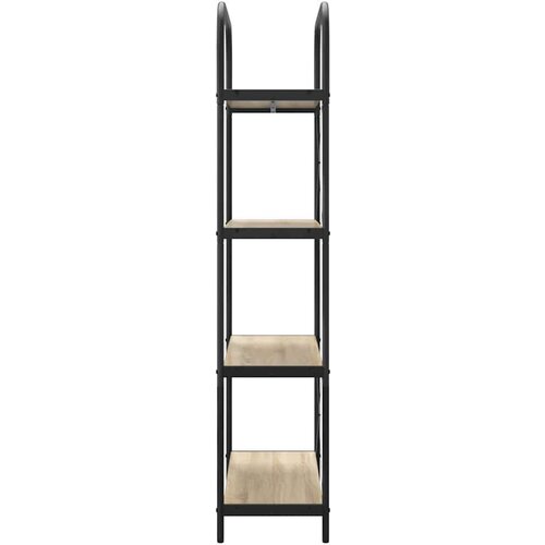 VidaXL Polica sonoma hrast 80 x 30 x 146 cm Konstruirano drvo Slike