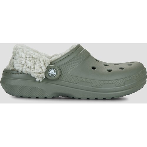Crocs Cokli Classic Fleece Lined Clog Kaki Slike
