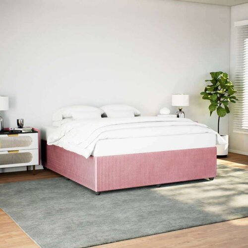 VidaXL okvir za krevet ružičasti 180x200 cm bar&amp;scaron;unasti Slike