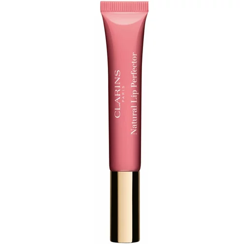 Clarins Natural Lip Perfector sjajilo za usne s hidratantnim učinkom nijansa 01 Rose Shimmer 12 ml