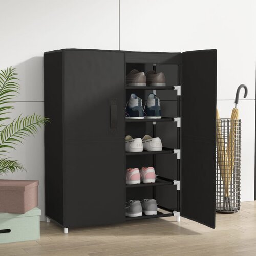 vidaXL Ormarić za cipele crni 60 x 28 x 90 cm od tkanine Cijene
