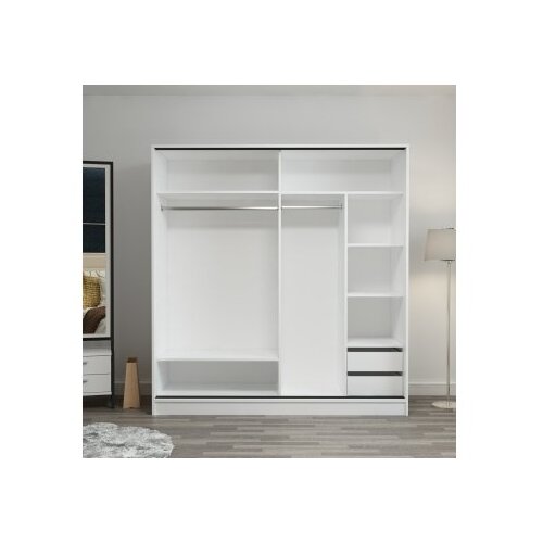 Hanah home kale - 7150 white wardrobe Slike