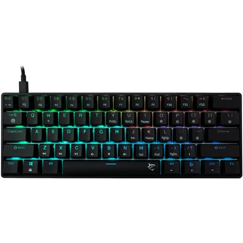 WHITESHARK TASTATURA GK-004131 SHINOBI-2 Crna - Mehanicka / US- BROWN SW. Slike