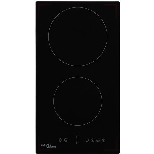 vidaXL keramična kuhalna plošča z 2 gorilnikoma na dotik 3000 w Cene