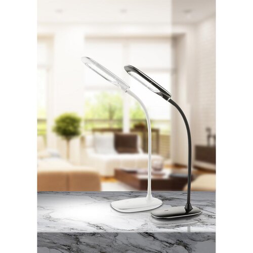 Globo Stolna LED svjetiljka (5 W, D x &amp;Scaron; x V: 29 x 9,3 x 56 cm, Bijele boje, Krom, Bijele boje dnevnog svjetla) Slike