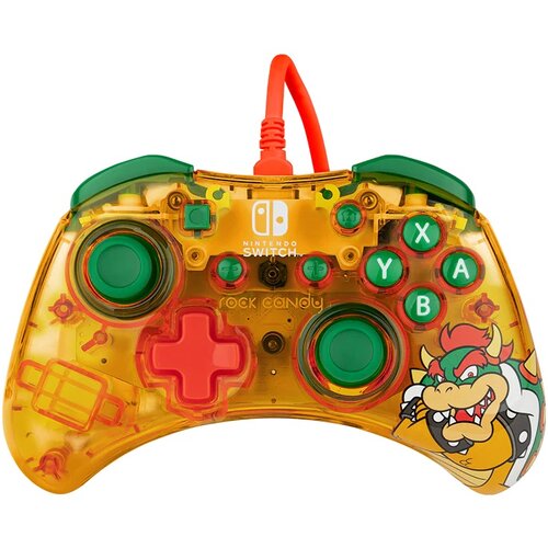 Pdp switch wired controller rock candy mini - bowser Cene