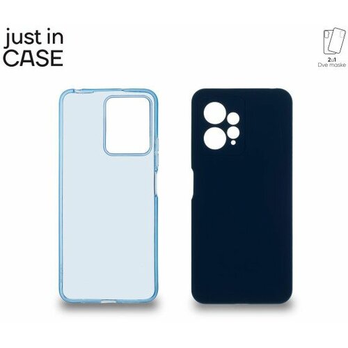 Just In Case Xiaomi Redmi Note 12 2u1 Extra case MIX paket maski za telefon PLAVI Cene