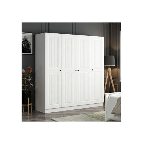 Hanah home Kale Mebran 4008 Ormar, 180x190x52cm, Bijeli Cene