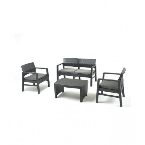 ProGarden Garnitura Fuji sa jastucima 8009271094116 Antracit Slike