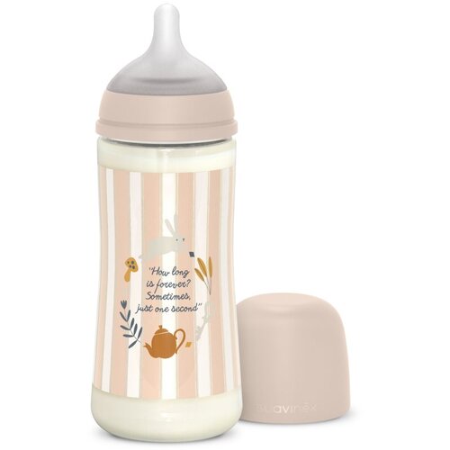 Suavinex Wonderland SX Pro Physiological Anti-Colic bočica za bebe L Dense Flow 6 m+ Pink 360 ml Slike