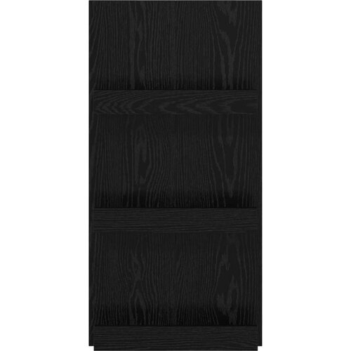  Polica za časopise s policom Crni hrast 51 x 11 x 102 cm Slike