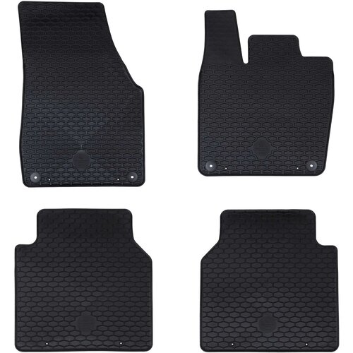  Auto tepih 4 pcs Crna prikladno za VW ID.7 2023- Guma Slike